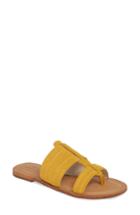 Women's Caslon Mateo Slide Sandal M - Yellow