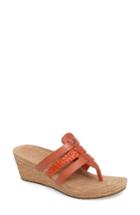 Women's Ugg Maddie Wedge Sandal .5 M - Orange
