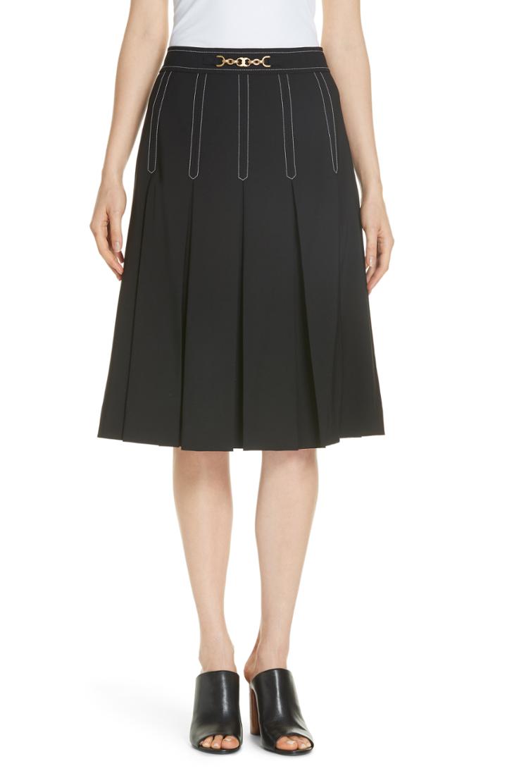 Women's Tory Burch Cordelia Pleated Skirt