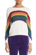 Women's Marc Jacobs Rainbow Cotton Blend Sweater
