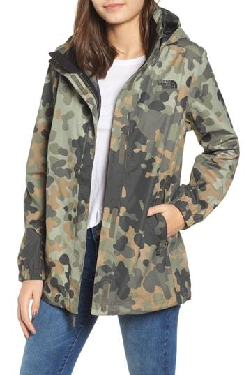 Women's The North Face Resolve Waterproof Parka - Green