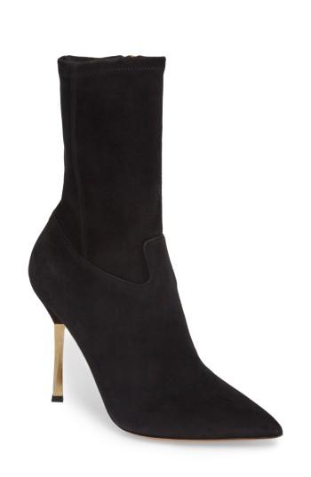 Women's Valentino Garavani Twisteel Stiletto Bootie .5us / 35.5eu - Black