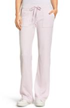 Women's Juicy Couture Del Rey Velour Track Pants - Pink