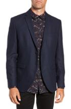Men's Selected Homme Myloiver Slim Fit Wool Blend Blazer Us / 48 Eu - Blue