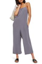 Women's Topshop Molly Square Neck Slouch Jumpsuit Us (fits Like 0) - Blue
