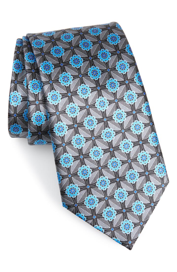 Men's Ermenegildo Zegna Microfloral Silk Tie