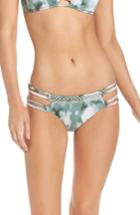 Women's Lucky Brand Indian Summer Bikini Bottoms - Green