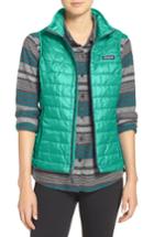 Women's Patagonia 'nano Puff' Insulated Vest - Green