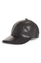 Men's Rag & Bone Lennox Leather Baseball Cap -