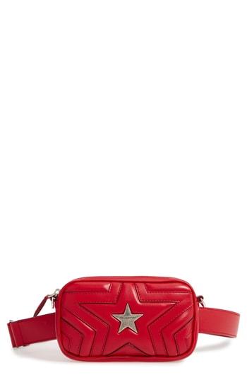 Stella Mccartney Star Alter Faux Leather Fanny Pack - Red