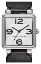 Women's Marc Jacobs 'vic' Leather Strap Watch, 34mm X 34mm