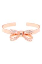 Women's Ted Baker London Opulent Pave Bow Cuff Bracelet