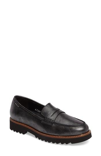 Women's Mephisto Sidney Penny Loafer .5 M - Grey
