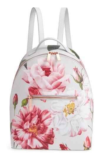 Ted Baker London Leather Backpack - Grey