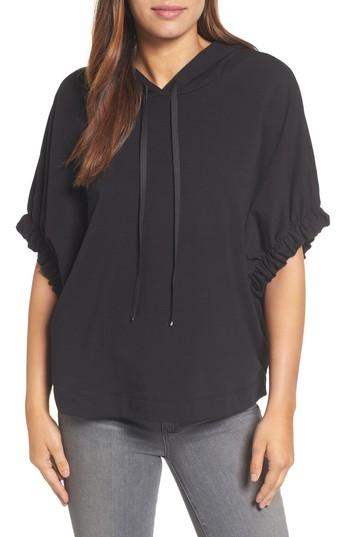 Women's Bobeau Gathered Sleeve Hoodie