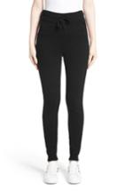 Women's Moncler Knit Wool Lounge Pants - Black