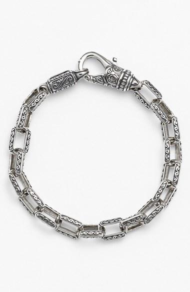 Men's Konstantino 'classics' Etched Link Bracelet