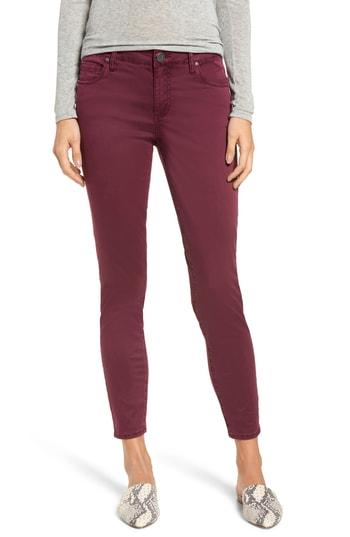 Women's Kut From The Kloth Donna High Waist Ankle Skinny Jeans (similar To 14w) - Red