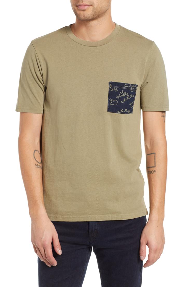 Men's Goodlife X 3x1 Split Hem Crewneck T-shirt - Green