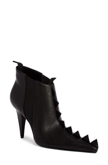 Women's Loewe Geo Trim Pointy Toe Boot .5us / 39eu - Black