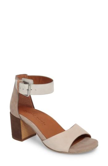Women's Gentle Souls Christa Block Heel Sandal .5 M - Beige