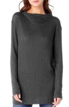 Women's Michael Stars Cowl Neck Ribbed Top