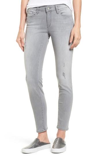 Women's Mavi Jeans Adriana Stretch Skinny Ankle Jeans - Grey