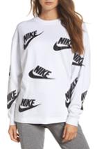 Women's Nike Sportswear Futura Sweatshirt - White