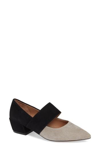 Women's Linea Paolo Bijou Mary Jane Pump M - Grey