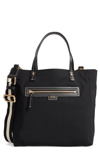 Frances Valentine Nylon Convertible Tote - Black