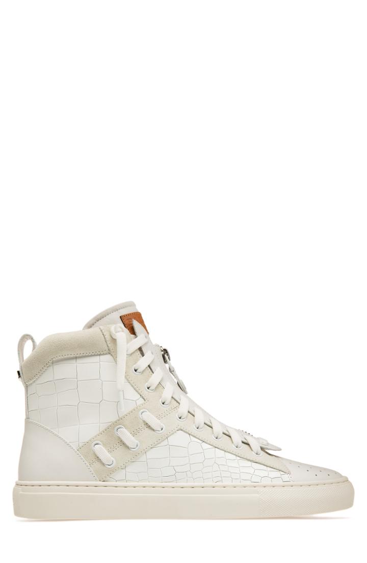Men's Bally Hekem High-top Sneaker D - White