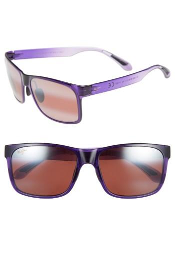 Women's Maui Jim Red Sands 59mm Polarizedplus2 Sunglasses - Purple Fade/ Maui Rose