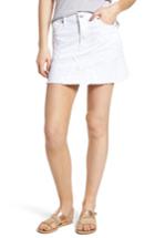 Women's Citizens Of Humanity Cutoff Denim Miniskirt - White
