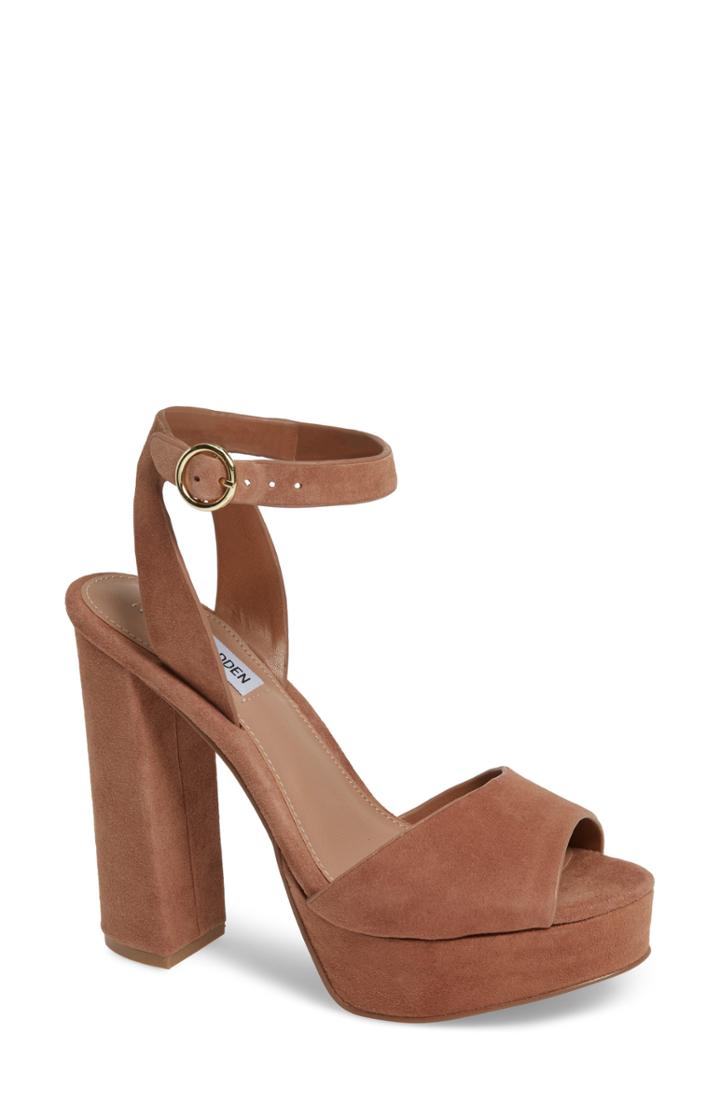 Women's Steve Madden Jes Platform Sandal M - Black