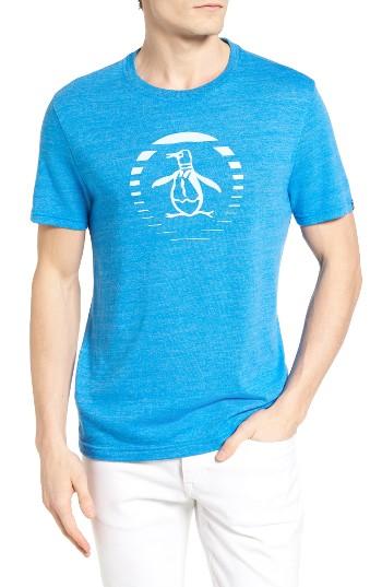 Men's Original Penguin Ombre Stripe Circle Graphic T-shirt