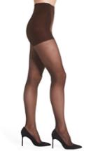 Women's Dkny Light Opaque Control Top Tights, Size - Brown