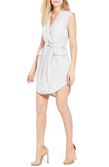 Women's Ayr The Linen Utility Wrap Dress - Beige