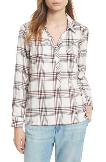 Women's Soft Joie Antolina Plaid Cotton Top
