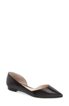 Women's Marc Fisher Ltd 'sunny' Half D'orsay Flat .5 M - Black