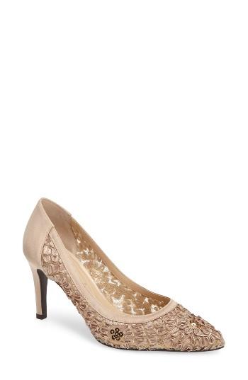 Women's J. Renee Camellia Pointy Toe Pump Aa - Beige