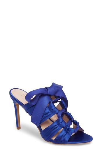 Women's Avec Les Filles Janelle Bow Sandal M - Blue