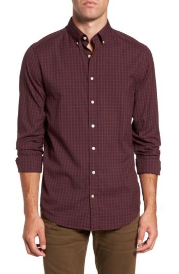 Men's Gant Windblown Slim Fit Oxford Sport Shirt - Purple