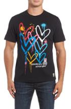 Men's Psycho Bunny Goldcrown Graphic T-shirt (xs) - Black