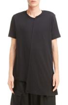 Men's Yohji Yamamoto Offset Neck T-shirt