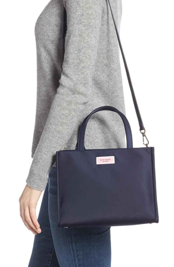 Kate Spade New York Medium Sam Nylon Satchel - Blue