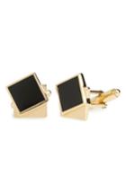 Men's Lanvin Enameled Double Square Cuff Links