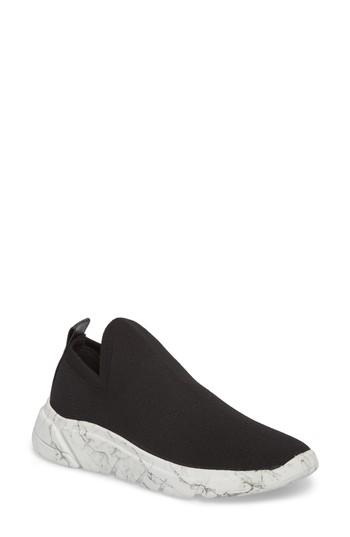 Women's Kendall + Kylie Caleb Knit Sneaker .5 M - Black