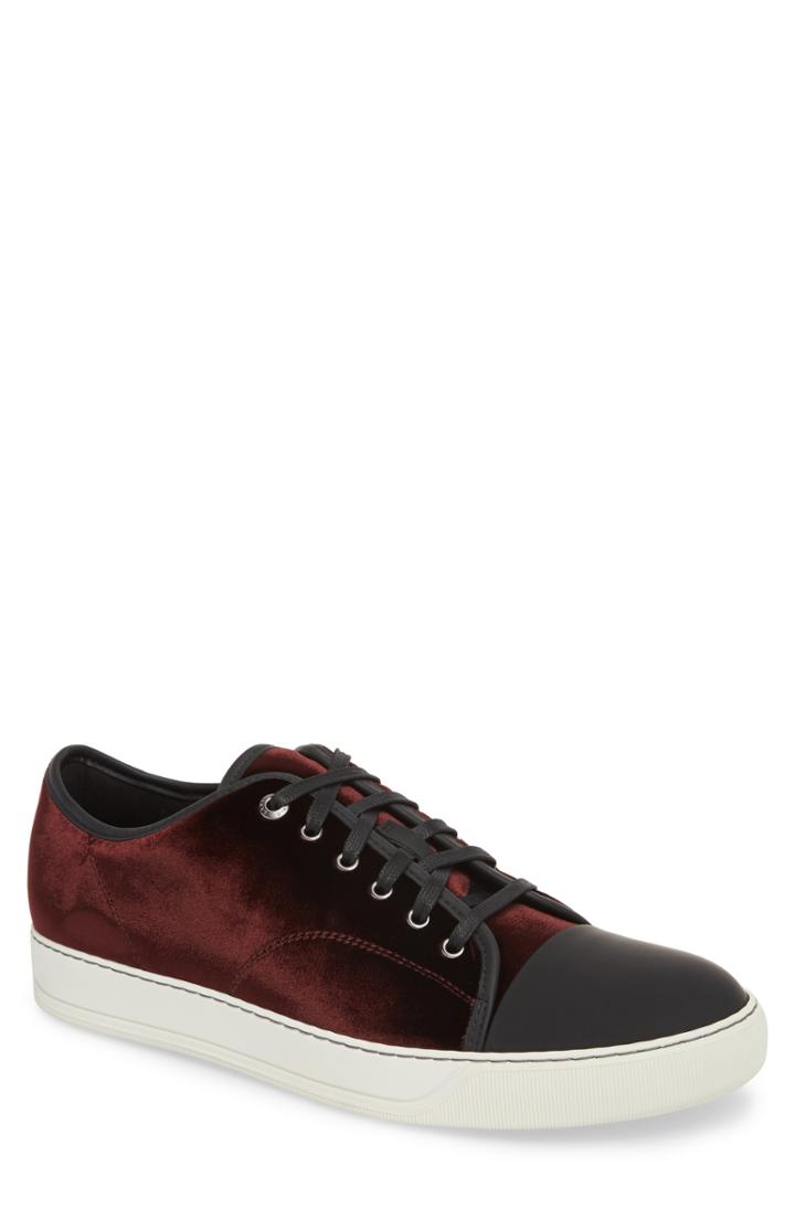 Men's Lanvin Low Top Sneaker Us / 8uk - Burgundy