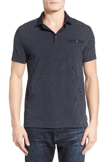 Men's French Connection Summer Ditsy Slim Fit Polo