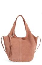 Elizabeth And James Small Finley Leather Shopper - Brown